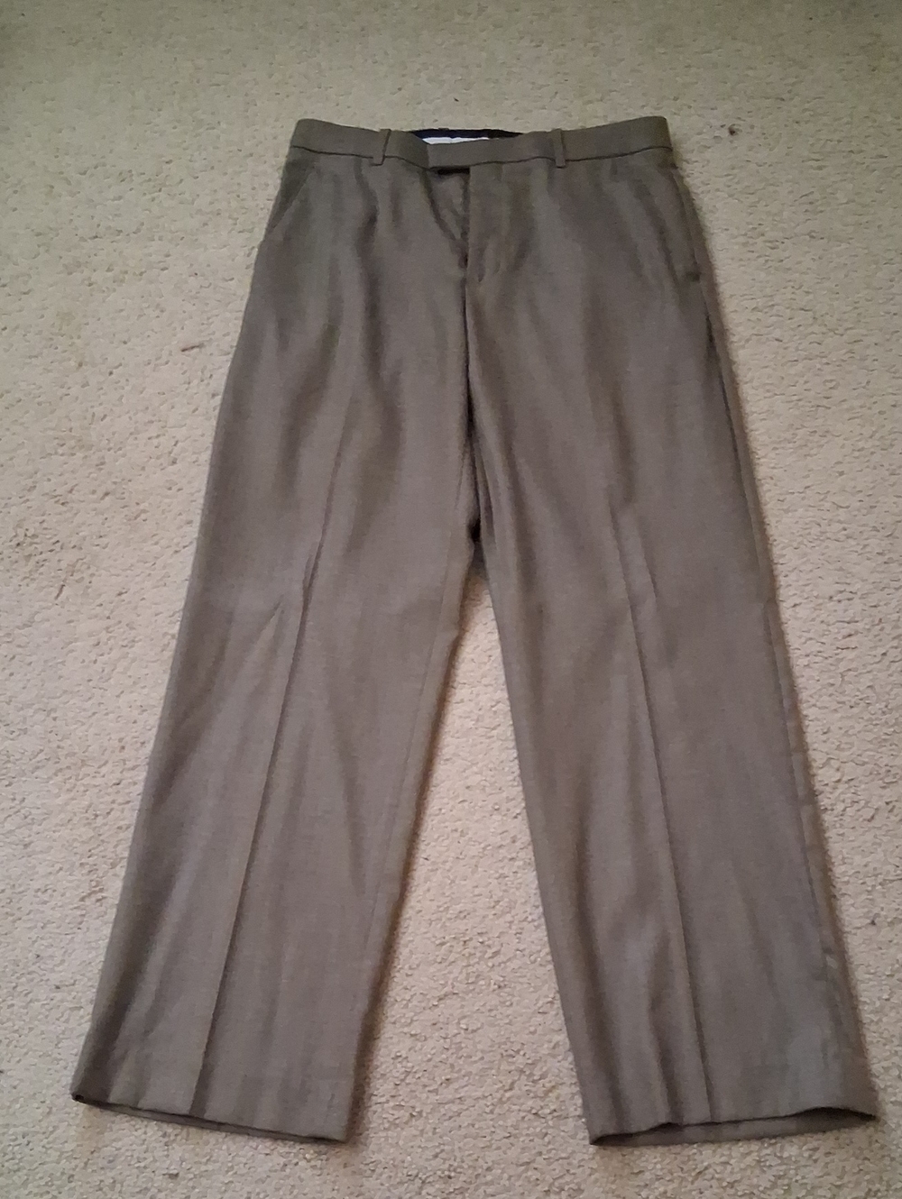 Perry Ellis Portfolio Folio-flex Classic Fit Straight-Leg Dress Pant 30x30 Tweed